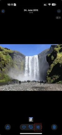 نحوه ورود به تنظیمات آیفون برای حذف افراد از عکس