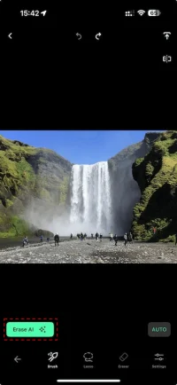 حذف افراد با برنامه touhretouch