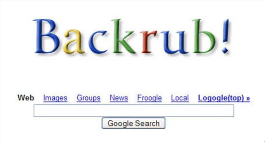 لوگوی Backrub 1996