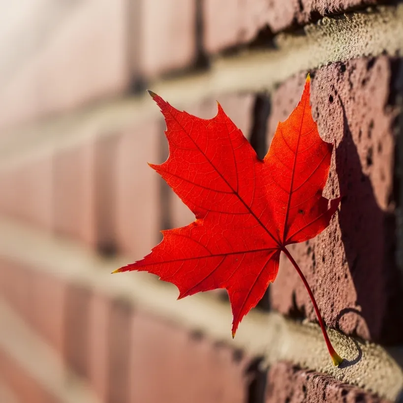 یه برگ رو به دیوار