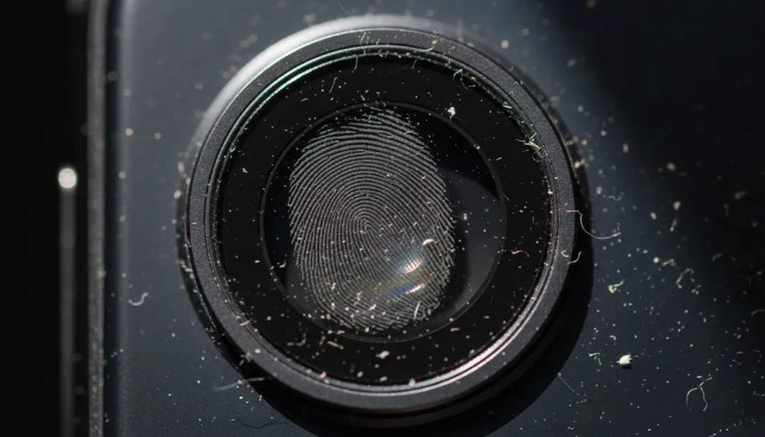 لنز کثیف موبایل